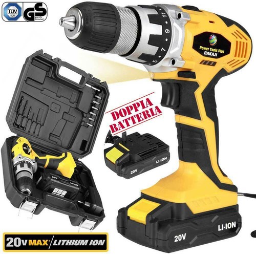Trapano avvitatore 20v - 20v, a