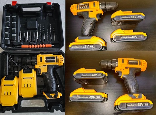 Trapano avvitatore batteria - trapano, x2