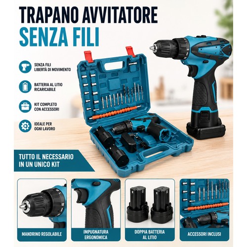 Trapano avvitatore - trapano,